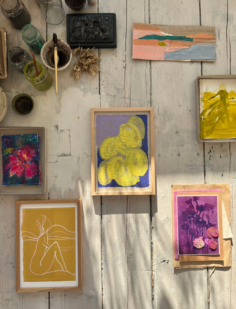 Tinystories CITRONS A LINDIGO-Fine art print A4