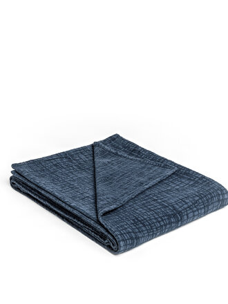 Mrs. Me Coverlet Plan Midnight, 130/290cm