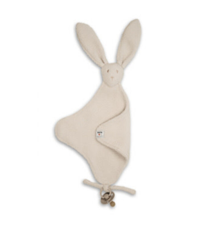 Lodger Speendoekje Bunny Teddy fleece-Birch