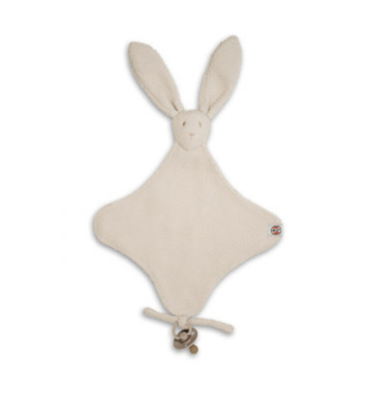 Lodger Speendoekje Bunny Teddy fleece-Birch