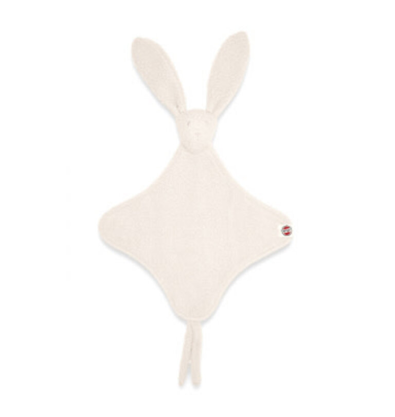 Lodger Speendoekje Bunny Teddy fleece-Cloud Dancer
