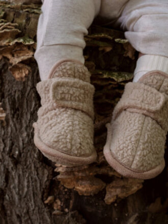 Lodger Slipper Teddy Fleece-Beige