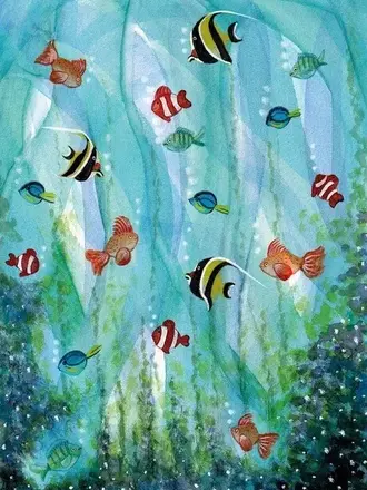 Luminae Postcard-Fish