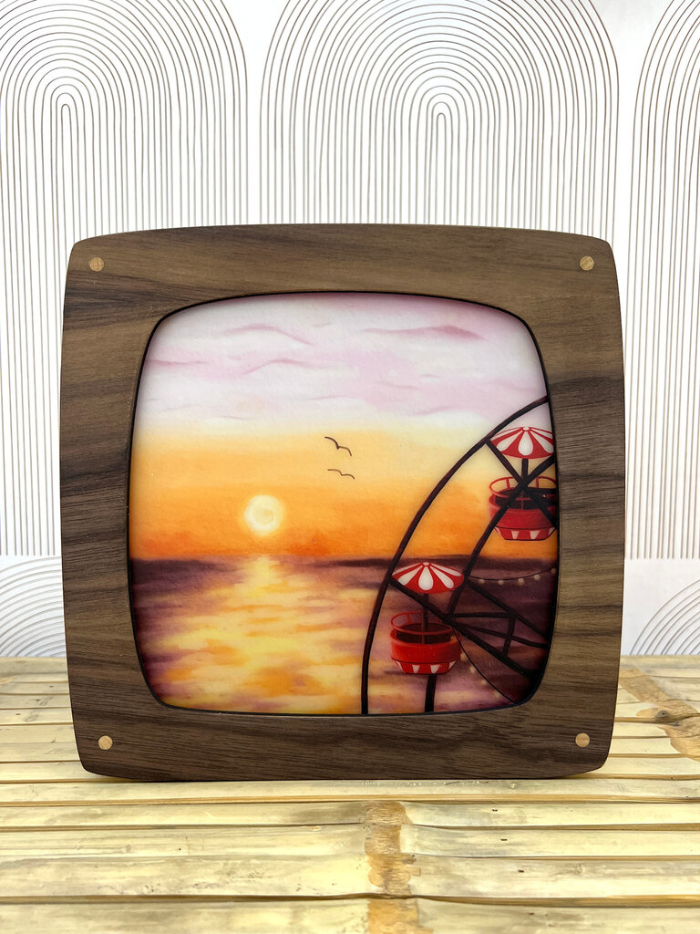 Luminae Seizoenenlamp Premium Walnut