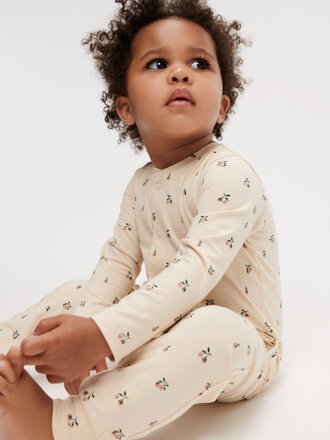 Liewood Birk Printed Pyjamas Jumpsuit Peach mini/Sea shell Liewood Birk Printed Pyjamas Jumpsuit Peach mini/Sea shell