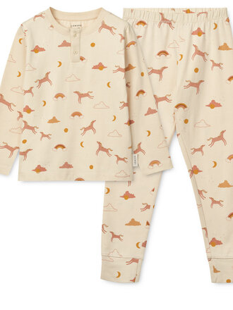 Liewood Wilhelm Printed Pyjamas Set Dream/Ecru Liewood Wilhelm Printed Pyjamas Set Dream/Ecru