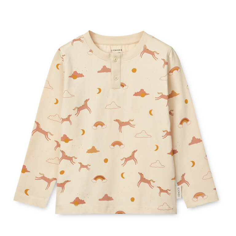 Liewood Wilhelm Printed Pyjamas Set Dream/Ecru