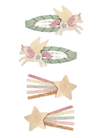 Mimi & Lula Flying Unicorn clip set Mimi & Lula Flying Unicorn clip set