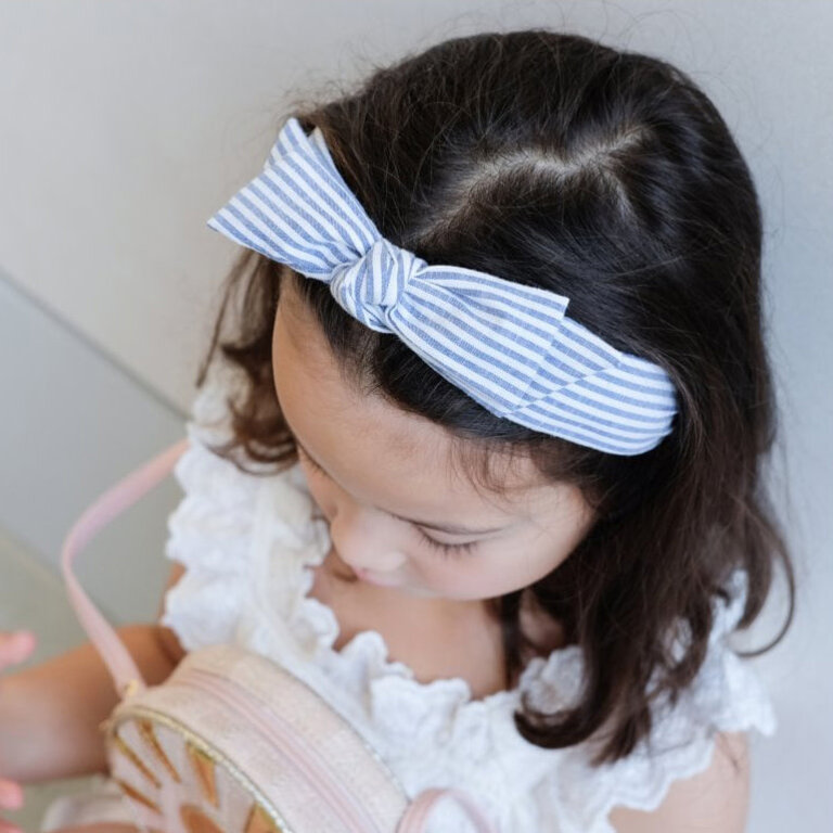 Mimi & Lula Seaside Stripe bow Alice
