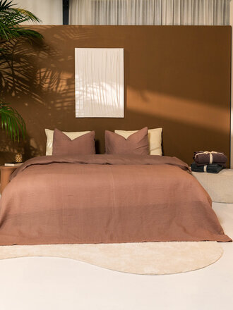 Kayori Dekbedovertrek Ochi Tencel-Mauve Kayori Dekbedovertrek Ochi Tencel-Mauve