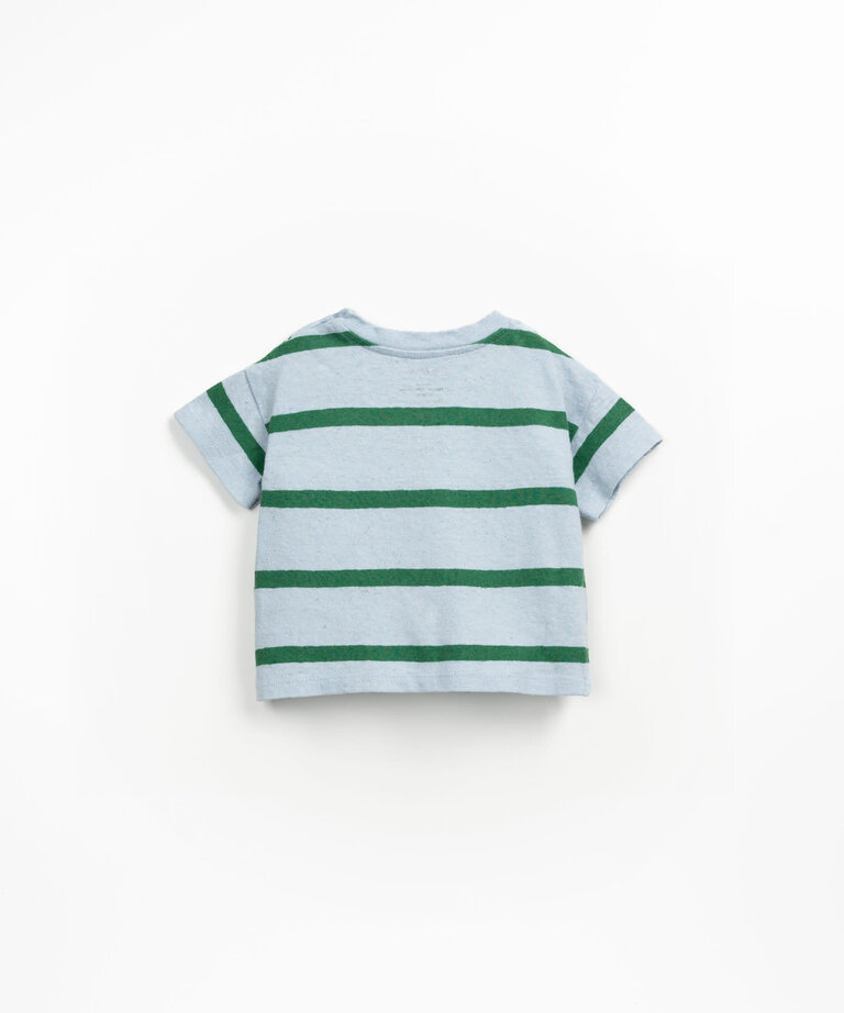Play Up Striped jersey t-shirt 1AQ11052-R319G Botanical