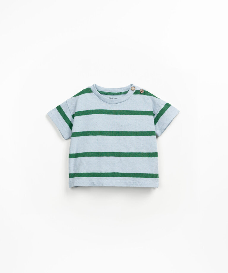 Play Up Striped jersey t-shirt 1AQ11052-R319G Botanical