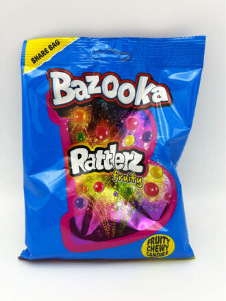 Zoet Bazooka Rattlerz Fruity