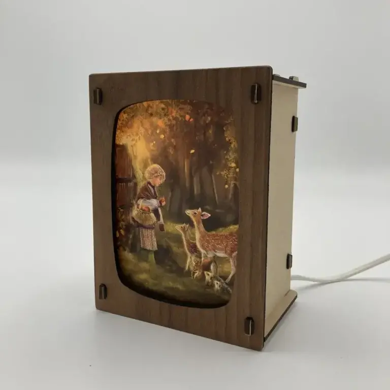 Luminae Postcardlamp Basic-Walnut