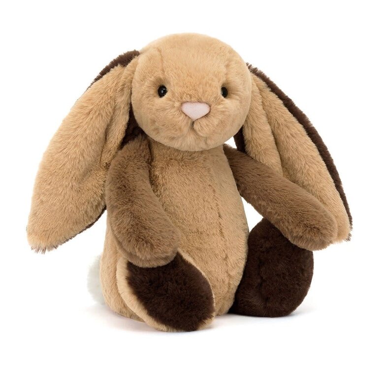 Jellycat Bashful Patchwork Brown Bunny  Original