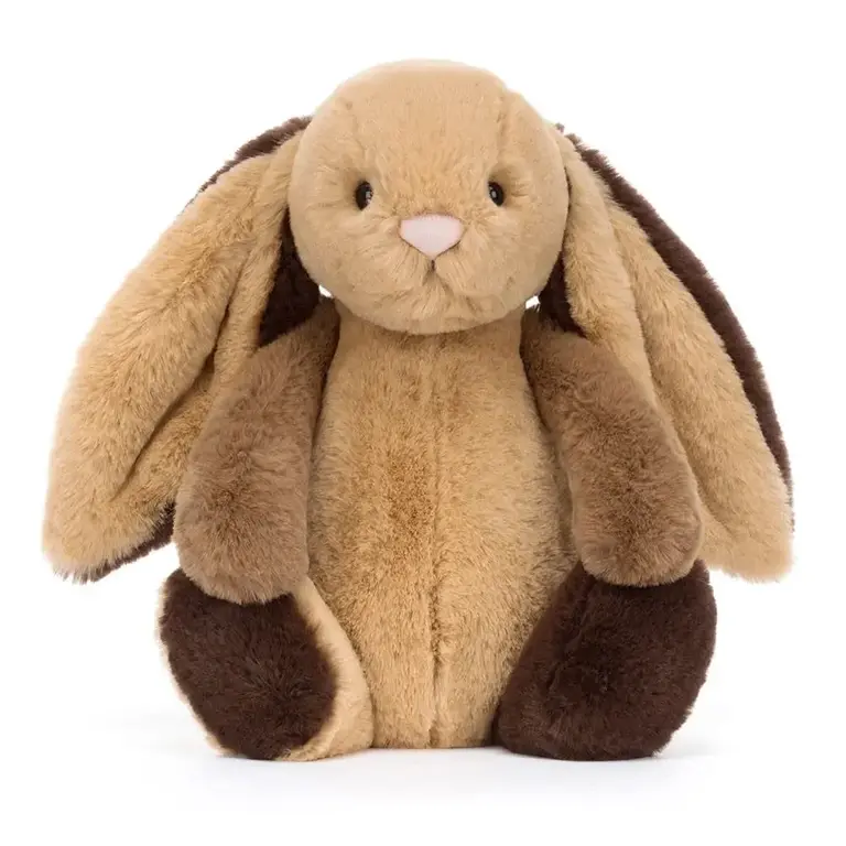 Jellycat Bashful Patchwork Brown Bunny  Original