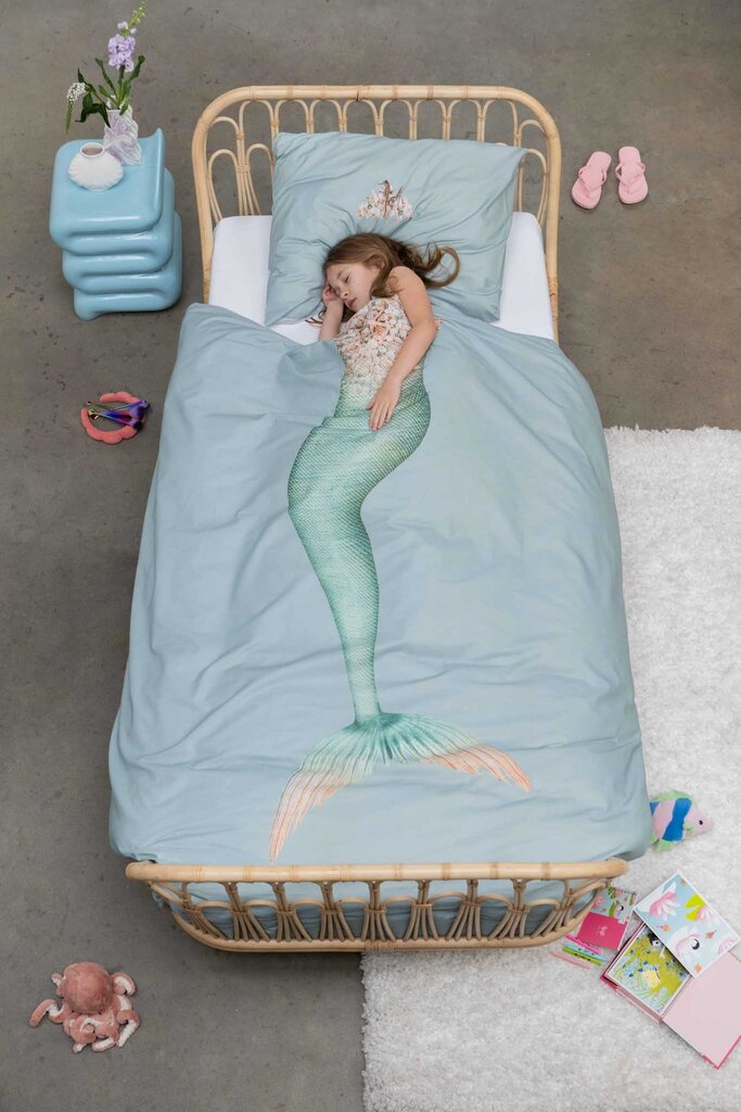 Snurk Dekbedovertrek Mermaid Aqua