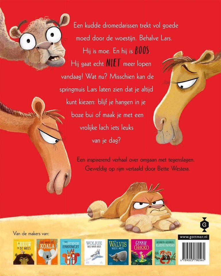 Kinderboeken Lars de dwarse dromedaris