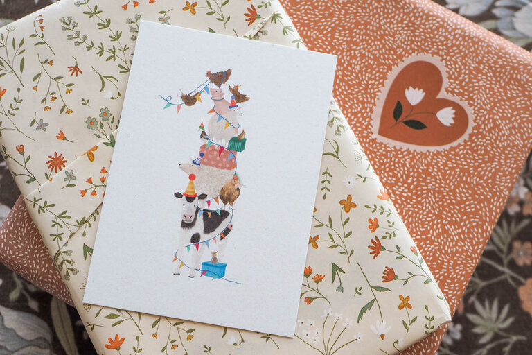 Getekenddoorzusje Cijferkaart 1 A6