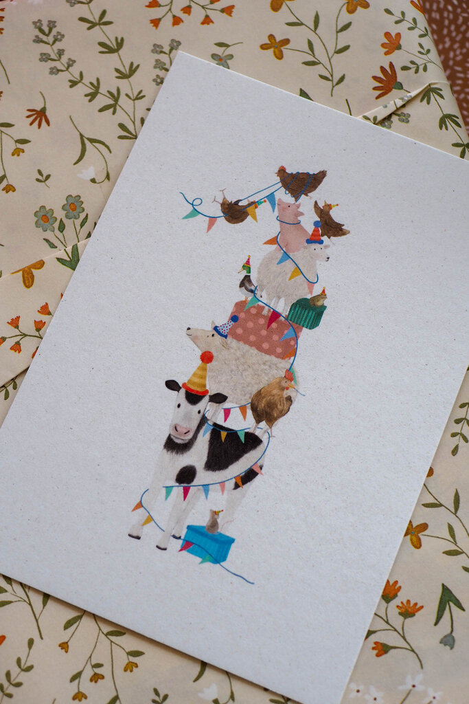 Getekenddoorzusje Cijferkaart 1 A6