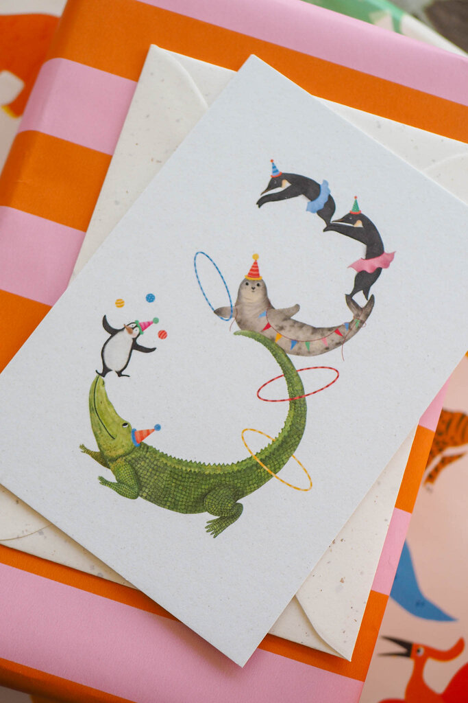 Getekenddoorzusje Cijferkaart 3 A6