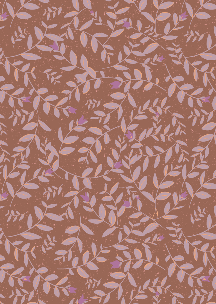 Bibelotte Behang Flora choco