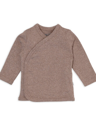 Lodger Lodger Topper overslagshirt Buffalo Melange