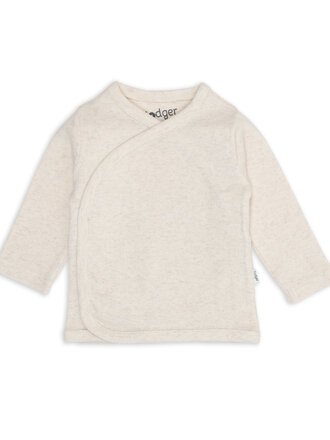 Lodger Lodger Topper overslagshirt Birch  Melange