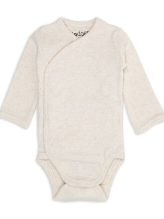 Lodger Lodger Romper lange mouwen Melange Birch