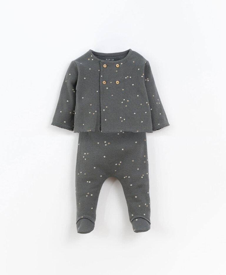 Play Up Sweater + Jersey Trousers set Chia
