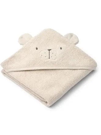 Liewood Albert Polarbear Hooded Towel Sandy