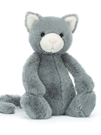 Jellycat Bashful Dark Grey Kitten 31cm