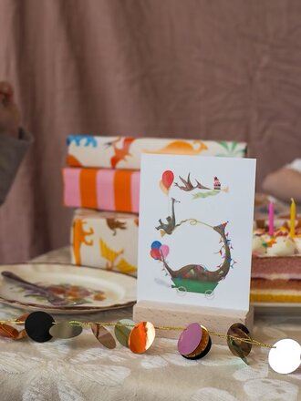 Getekenddoorzusje Cijferkaart 5 A6