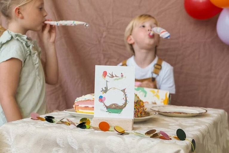 Getekenddoorzusje Cijferkaart 5 A6