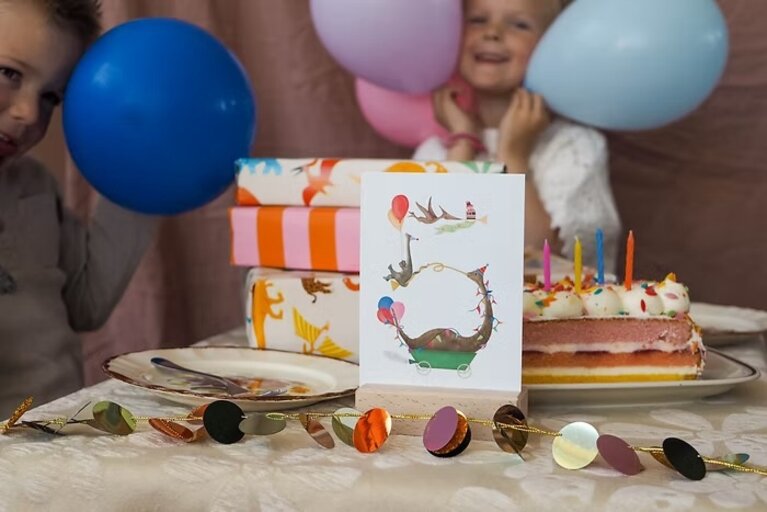 Getekenddoorzusje Cijferkaart 5 A6