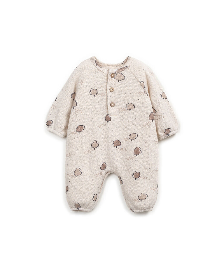 Play Up Printed jersey jumpsuit OA11505-E733N