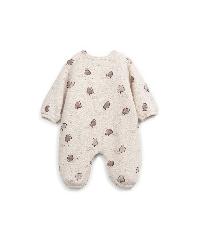 Play Up Printed jersey jumpsuit OA11505-E733N