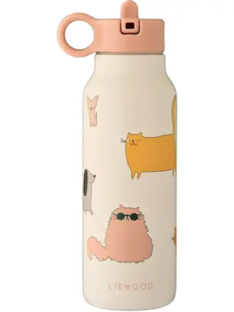 Liewood Falk Water Bottle 350ml cats an Dods/sandy