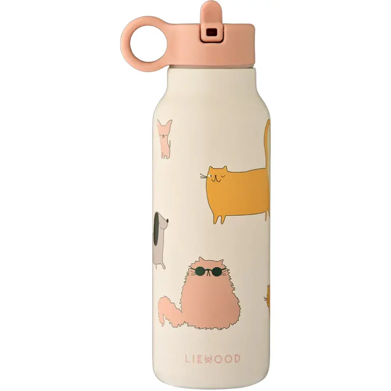 Liewood Falk Water Bottle 350ml cats an Dods/sandy