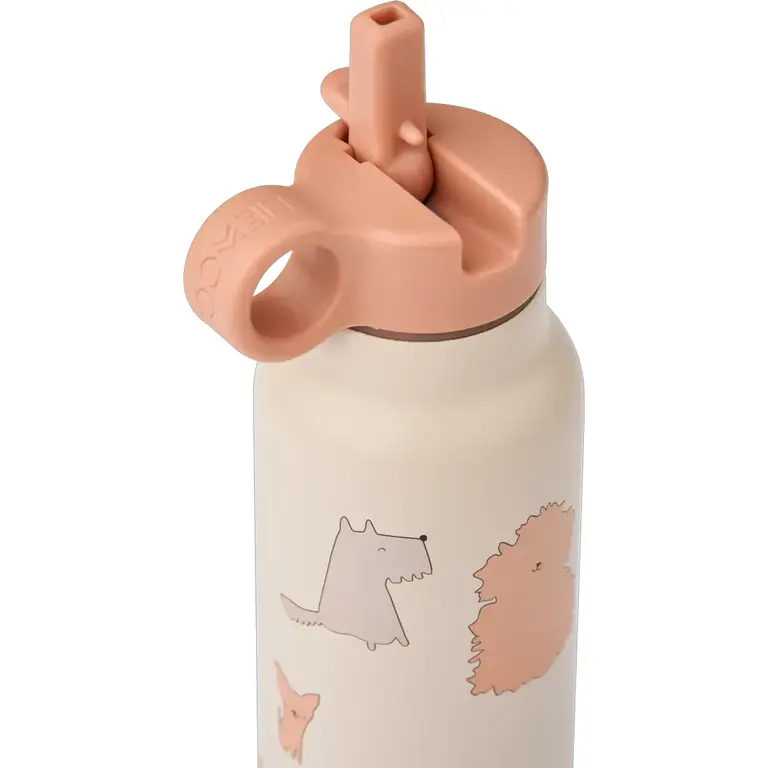 Liewood Falk Water Bottle 350ml cats an Dods/sandy