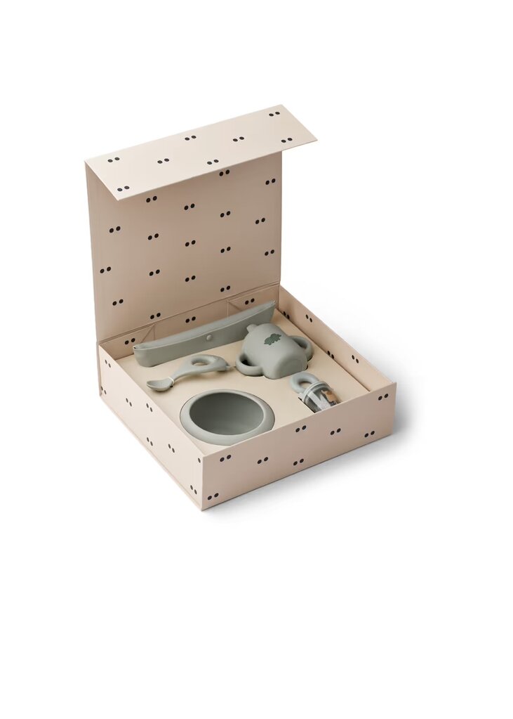Liewood Mileah baby mealtime Dove Blue