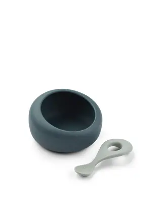 Liewood Sparia no spill bowl Whale blue