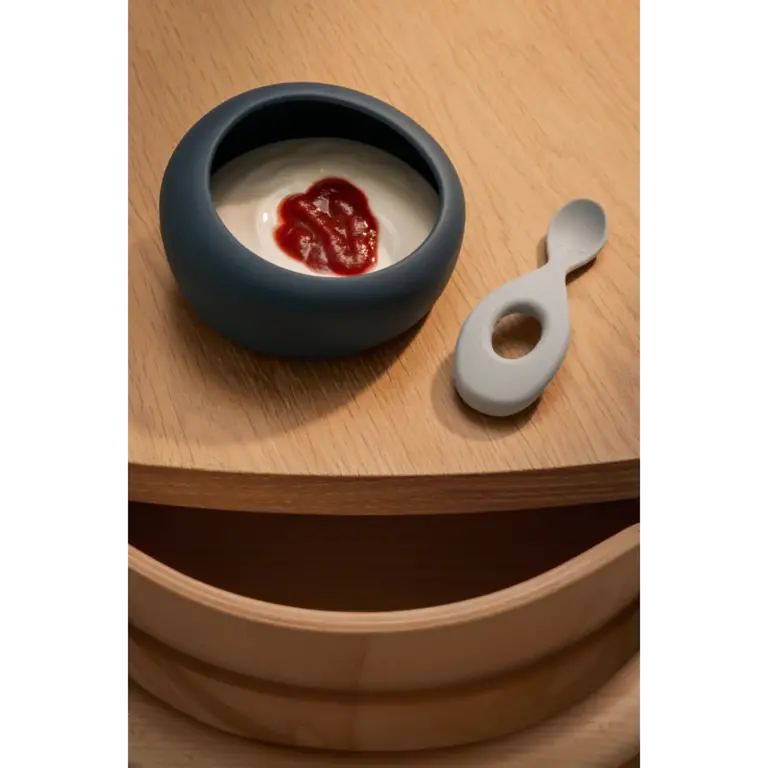 Liewood Sparia no spill bowl Whale blue