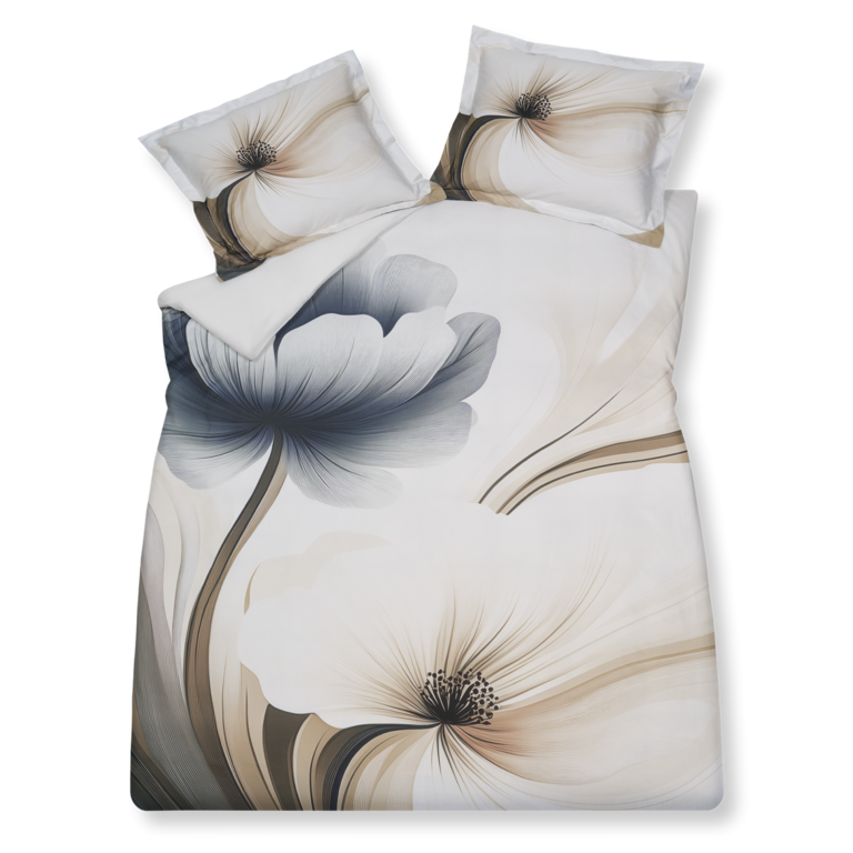 Vandyck Dekbedovertrek Saffira - Cream Tan