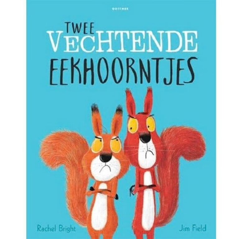 Kinderboeken Twee vechtende eekhoorntjes