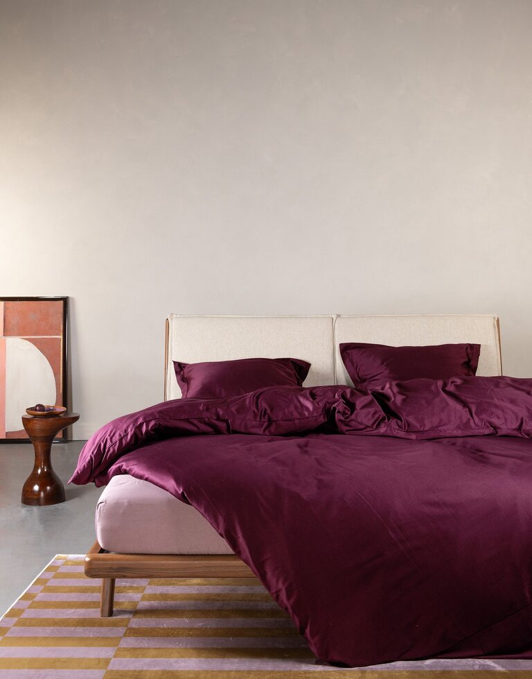 Essenza Aziza Duvet Cover mauve wine