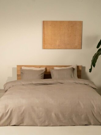 Kayori Dekbedovertrek Susa Flanel Mokka Kayori Dekbedovertrek Susa Flanel Mokka