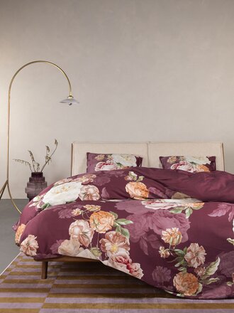 Essenza Orianne duvet cover Mauve wine