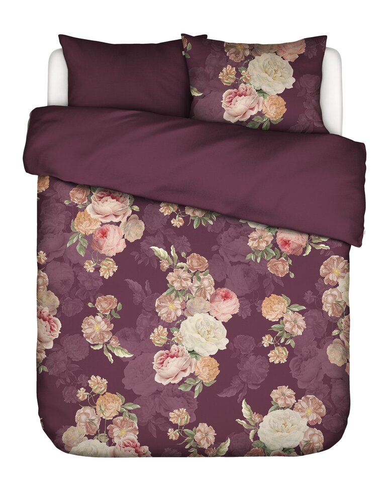 Essenza Orianne duvet cover Mauve wine