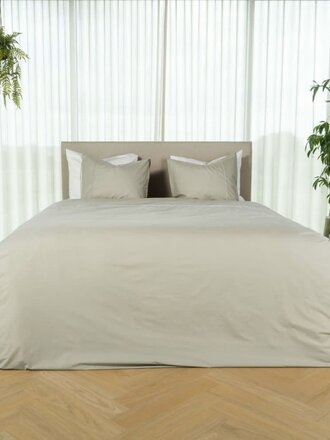 Kayori Dekbedovertrek Sasaki Perkal Taupe Kayori Dekbedovertrek Sasaki Perkal Taupe